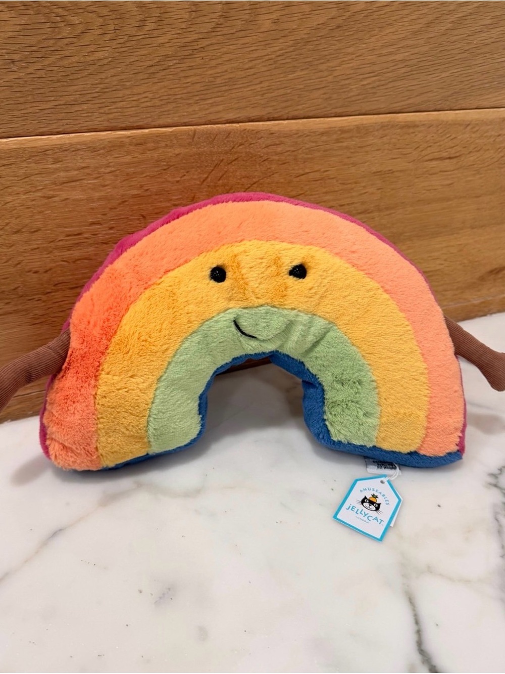 Jellycat amuseables rainbow with tags